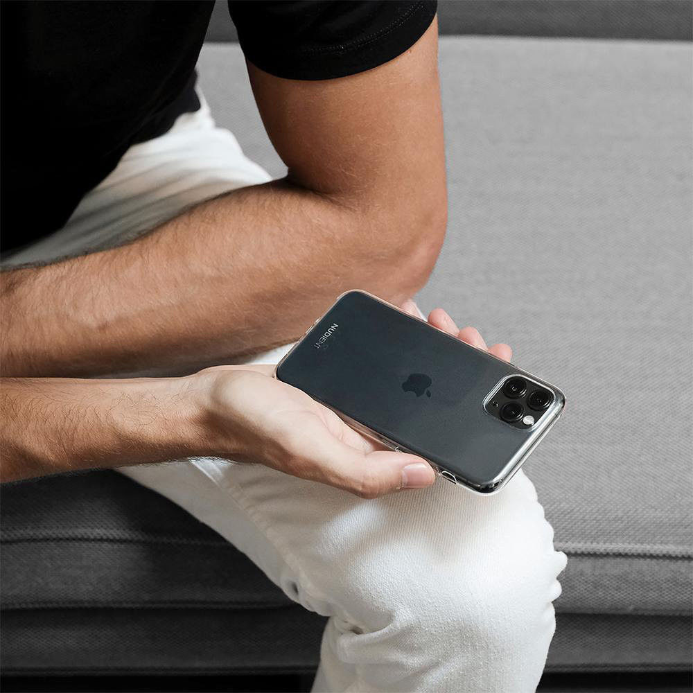 Nudient Glossy Thin Case Apple iPhone 11 Pro Hoesje Transparant afbeelding 7