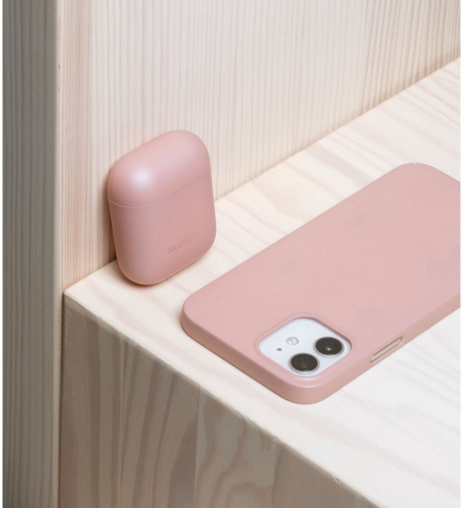 Nudient Thin Case V1 Apple AirPods Hoesje Ultradun Roze afbeelding 3