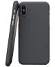 Nudient Thin Case V3 Apple iPhone XS Hoesje Back Cover Grijs