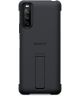 Origineel Sony Xperia 10 III Hoesje Style Back Cover Kickstand Zwart