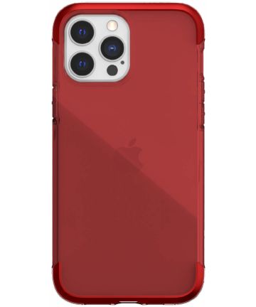 Raptic Air Apple iPhone 13 Pro Max Hoesje Back Cover Rood Hoesjes