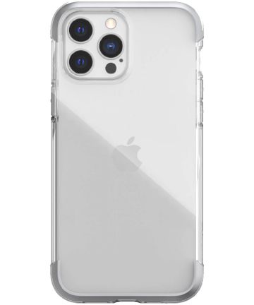 Raptic Clear Apple iPhone 13 Pro Max Hoesje Transparant/Wit Hoesjes