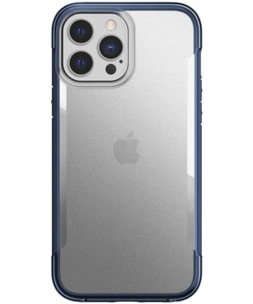 Raptic Terrain Apple iPhone 13 Pro Max Hoesje Transparant/Blauw Hoesjes
