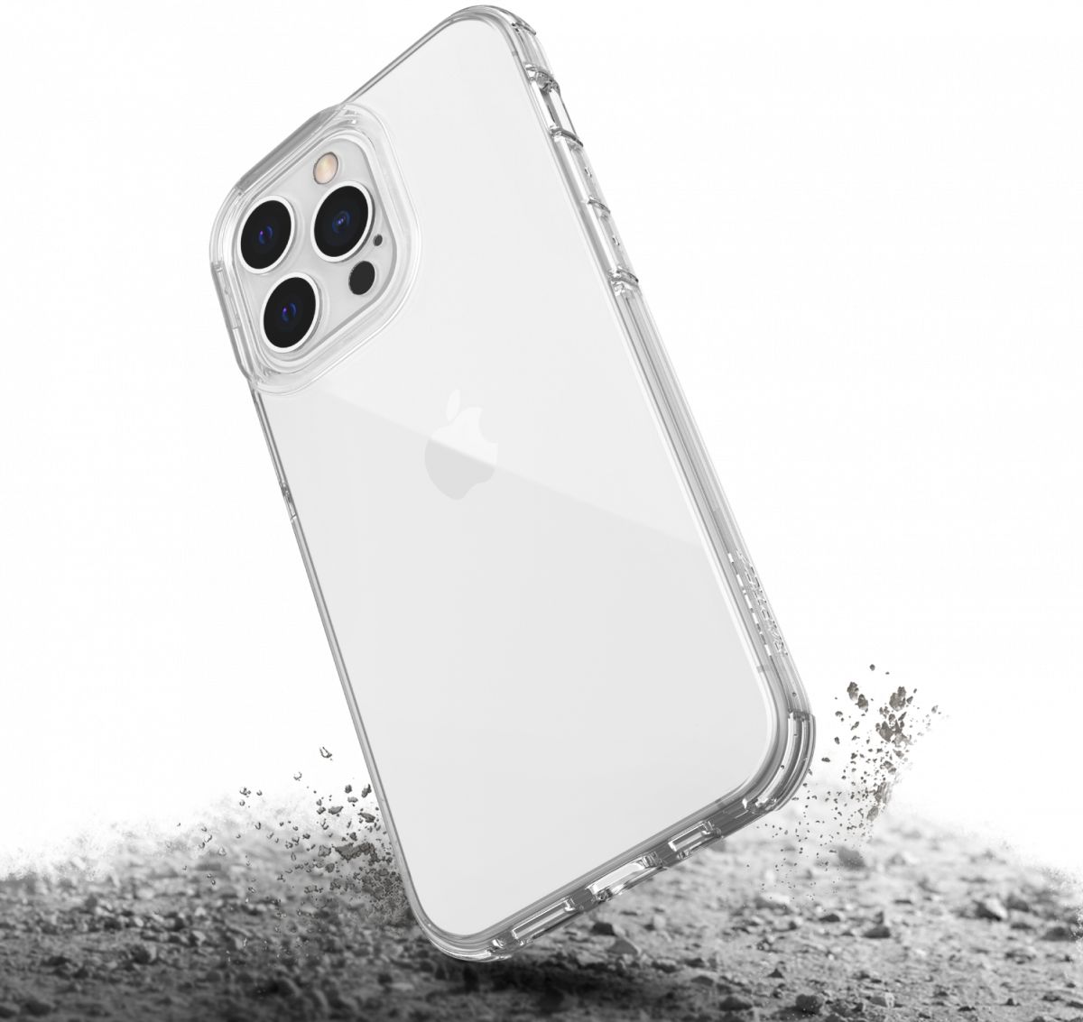 Raptic Clear Apple iPhone 13 Pro Hoesje Back Cover Transparant/Wit afbeelding 6