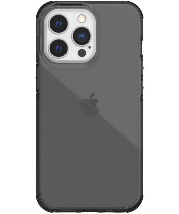 Raptic Clear Apple iPhone 13 Pro Hoesje Back Cover Transparant/Zwart Hoesjes