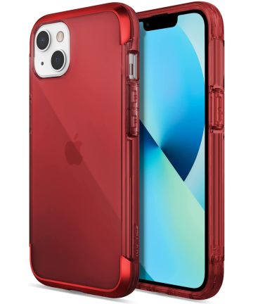 Raptic Air Apple iPhone 13 Hoesje Back Cover Rood Hoesjes