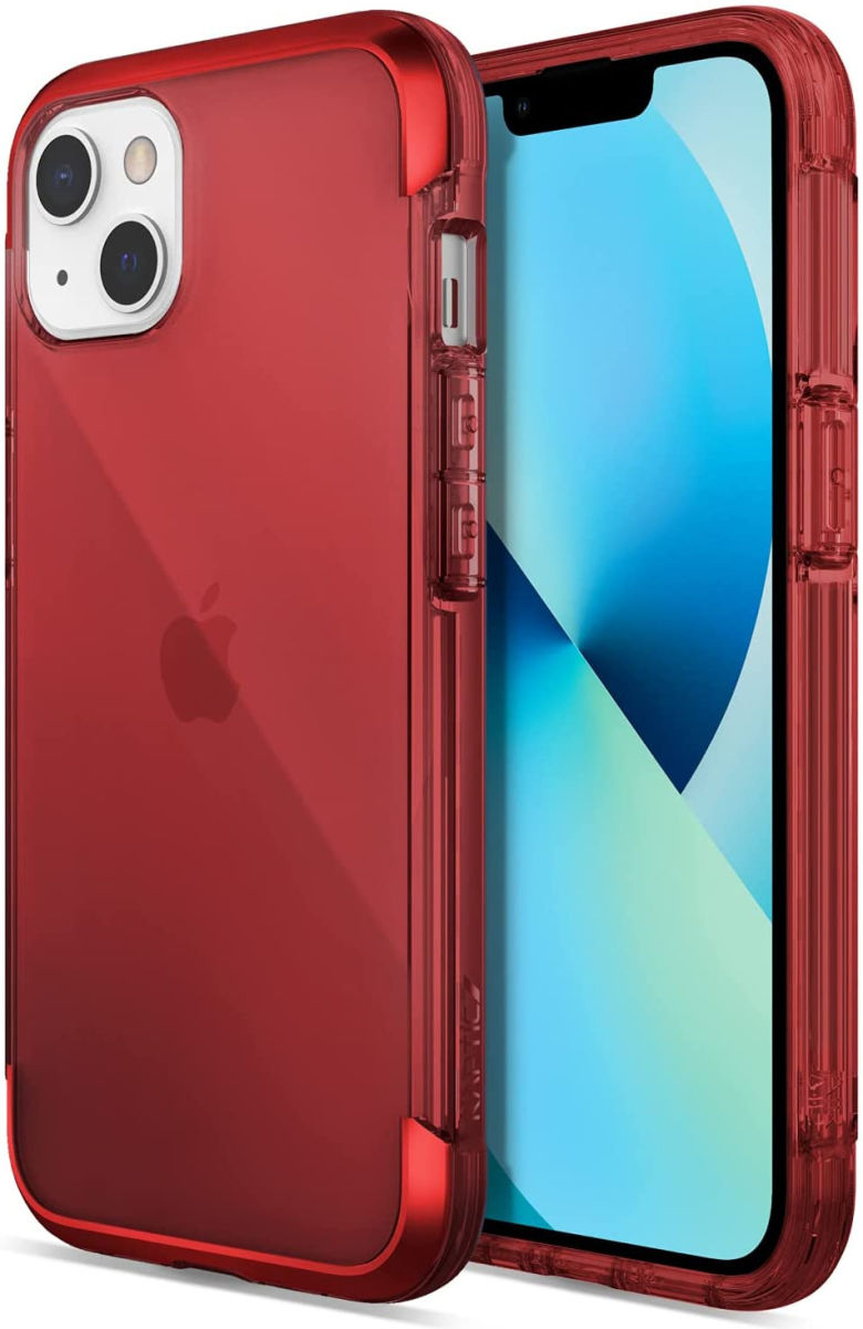 Raptic Air Apple iPhone 13 Hoesje Back Cover Rood GSMpunt.nl