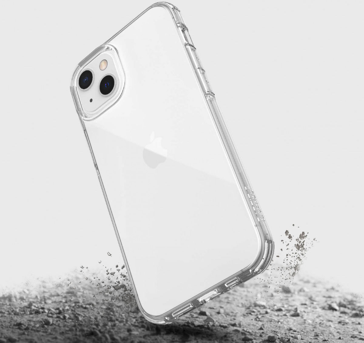 Raptic Clear Apple iPhone 13 Hoesje Back Cover Transparant/Wit afbeelding 7