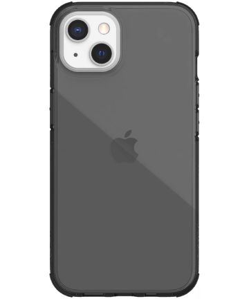 Raptic Clear Apple iPhone 13 Hoesje Back Cover Transparant/Zwart Hoesjes