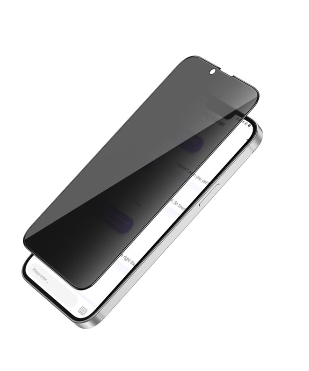 Hoco Apple iPhone 13 Mini Screen Protector Privacy Tempered Glass afbeelding 2