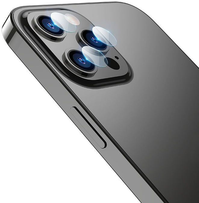 Hoco iPhone 13 Pro / 13 Pro Max Camera Protector Tempered Glass Clear afbeelding 1
