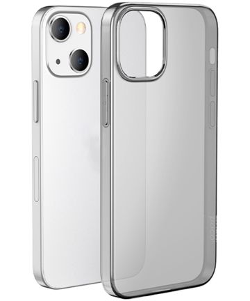 Hoco Apple iPhone 13 Mini Hoesje Dun TPU Back Cover Transparant Zwart Hoesjes