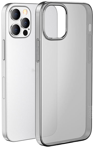 Hoco Apple iPhone 13 Pro Hoesje Dun TPU Back Cover Transparant Zwart afbeelding 1