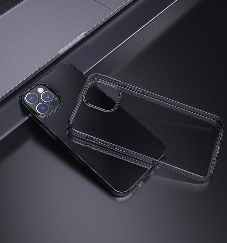 Hoco Apple iPhone 13 Pro Hoesje Dun TPU Back Cover Transparant Zwart afbeelding 4