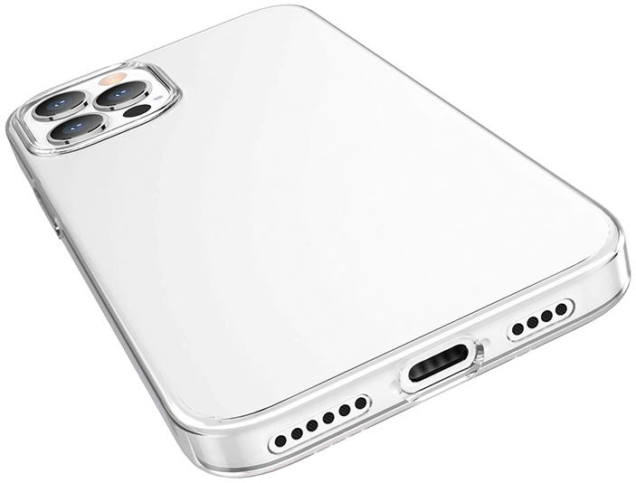 Hoco Apple iPhone 13 Pro Hoesje Dun TPU Back Cover Transparant Zwart afbeelding 6