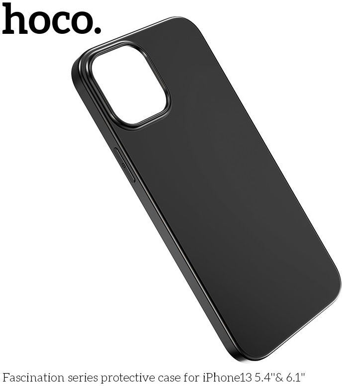 Hoco Fascination Series Apple iPhone 13 Mini Hoesje Matte Zwart afbeelding 6