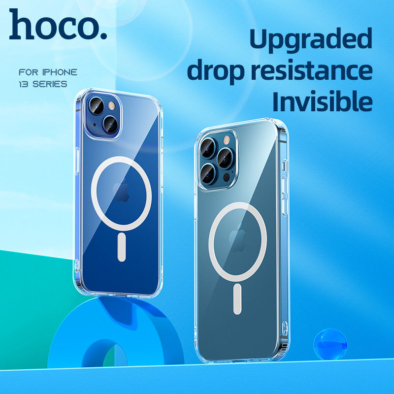Hoco Apple iPhone 13 Pro Max Hoesje MagSafe Dun TPU Transparant afbeelding 12