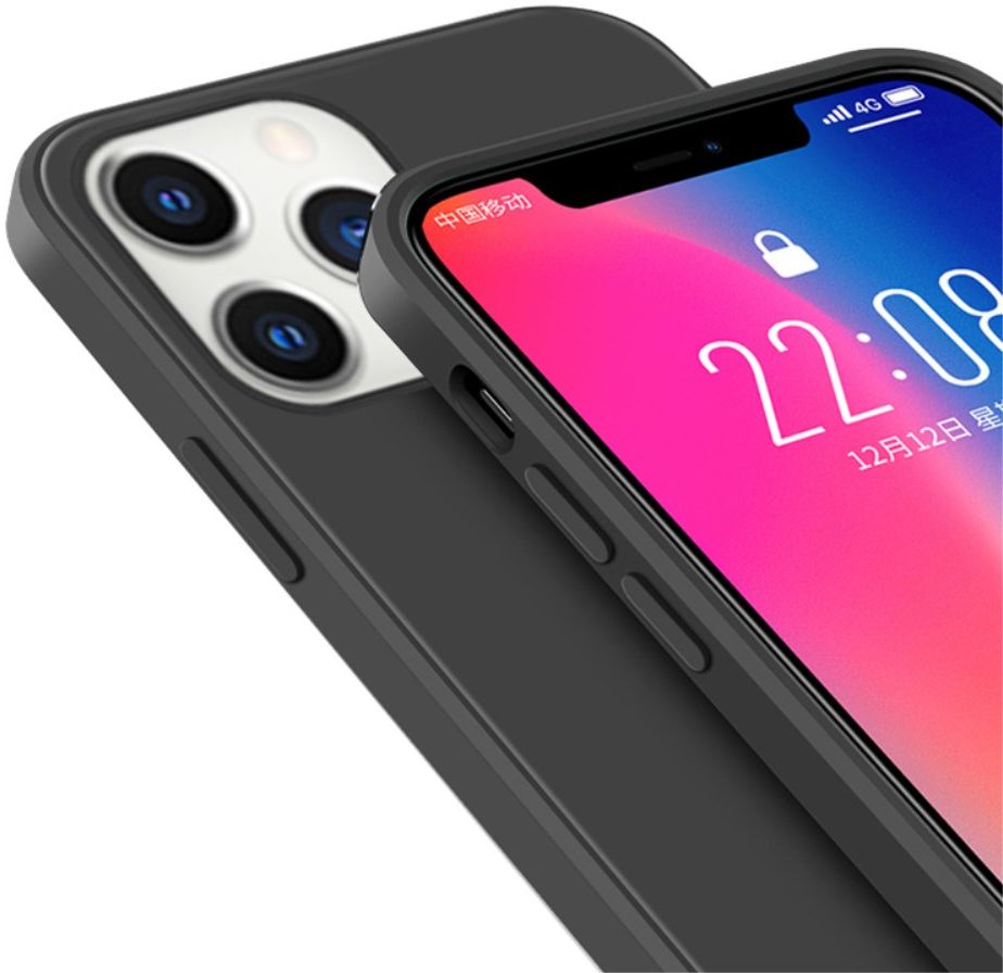 NXE All Round Apple iPhone 13 Pro Hoesje Back Cover Zwart afbeelding 3