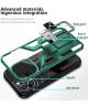 Apple iPhone 13 Pro Max Hoesje Hybride Back Cover Kickstand Groen