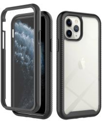 Apple iPhone XS Hoesje Full Protect 360° Cover Hybride Zwart