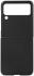 Samsung Galaxy Z Flip 3 Hoesje Back Cover Echt Leer Zwart afbeelding 1