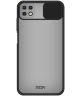 MOFI Samsung Galaxy A22 5G Hoesje Camera Slider Back Cover Zwart