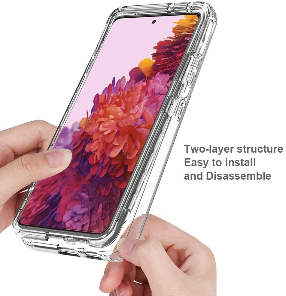 Samsung Galaxy S21 Ultra Hoesje Volledig Schokbestendig Cover Blauw afbeelding 6