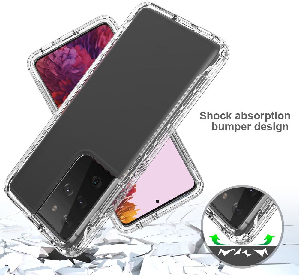 Samsung Galaxy S21 Ultra Hoesje Volledig Schokbestendig Cover Blauw afbeelding 2
