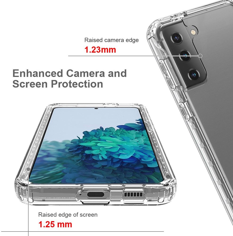Samsung Galaxy S21 Plus Hoesje Volledig Schokbestendig Blauw afbeelding 5