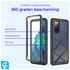 Samsung Galaxy S20 FE Hoesje Full Protect 360° Cover Hybride Zwart afbeelding 5