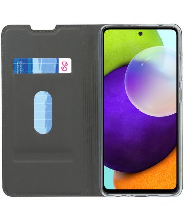 Samsung Galaxy A52 / A52S 5G Hoesje Book Case Kunstleer Zwart Hoesjes