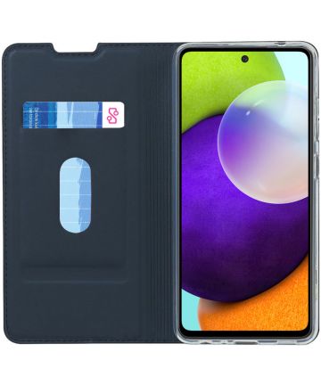 Samsung Galaxy A52 / A52S 5G Hoesje Book Case Kunstleer Blauw Hoesjes