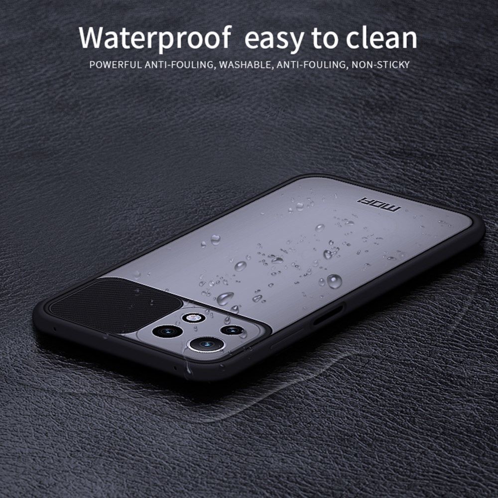 MOFI Xiaomi Mi 11 Lite 4G/5G (NE) Hoesje met Camera Slider Zwart afbeelding 5