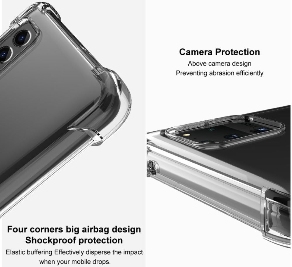 Imak Google Pixel 6 Hoesje Dun TPU met Screen Protector Transparant Zwart afbeelding 12