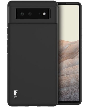 IMAK UC-3 Series Google Pixel 6 Hoesje Flexibel en Dun TPU Zwart Hoesjes