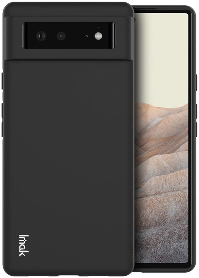 IMAK UC-3 Series Google Pixel 6 Hoesje Flexibel en Dun TPU Zwart afbeelding 1