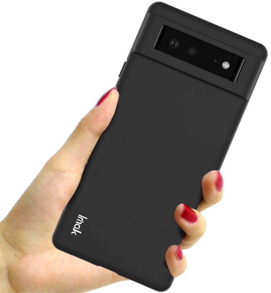IMAK UC-3 Series Google Pixel 6 Hoesje Flexibel en Dun TPU Zwart afbeelding 3