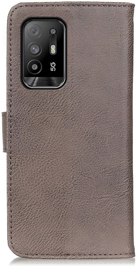 KHAZNEH Oppo A94 5G Hoesje Portemonnee Book Case Grijs afbeelding 5