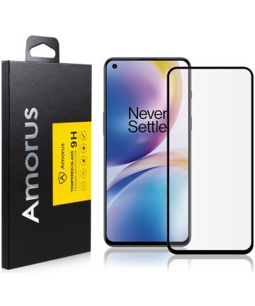 Amorus OnePlus Nord 2(T) 5G Screen Protector 9H Volledig Dekkend Screen Protectors
