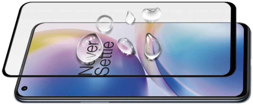 Amorus OnePlus Nord 2(T) 5G Screen Protector 9H Volledig Dekkend afbeelding 6