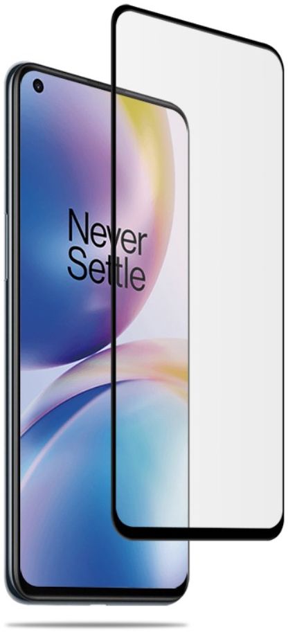 OnePlus Nord 2(T) 5G Screen Protector Volledig Dekkend Tempered Glass afbeelding 2