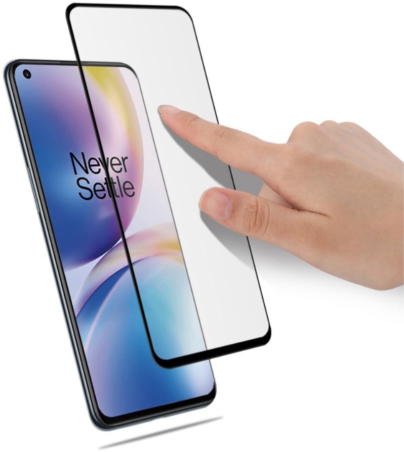 OnePlus Nord 2(T) 5G Screen Protector Volledig Dekkend Tempered Glass afbeelding 5