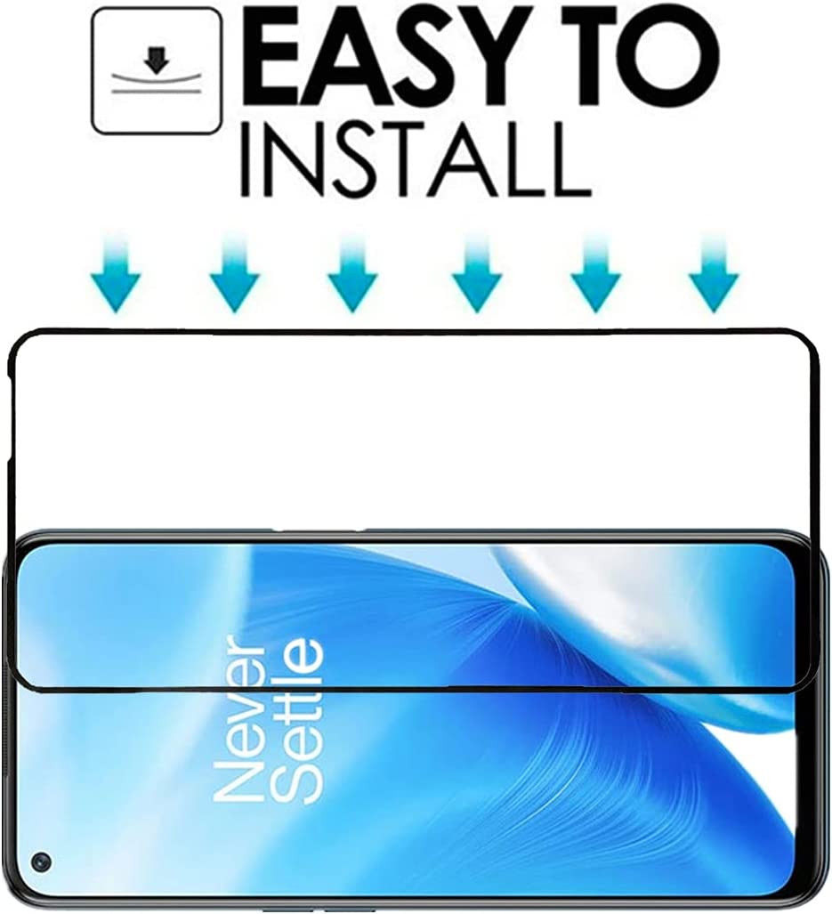 OnePlus Nord 2(T) Screen Protector Volledig Dekkend 9H Tempered Glass afbeelding 3