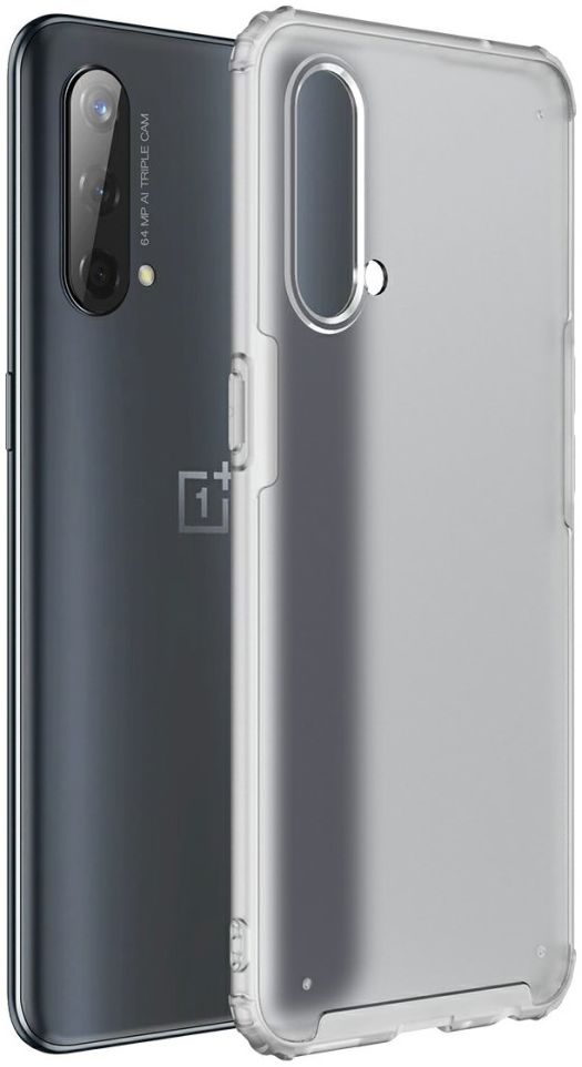 OnePlus CE 5G Hoesje Hybride Back Cover Matte Transparant afbeelding 1