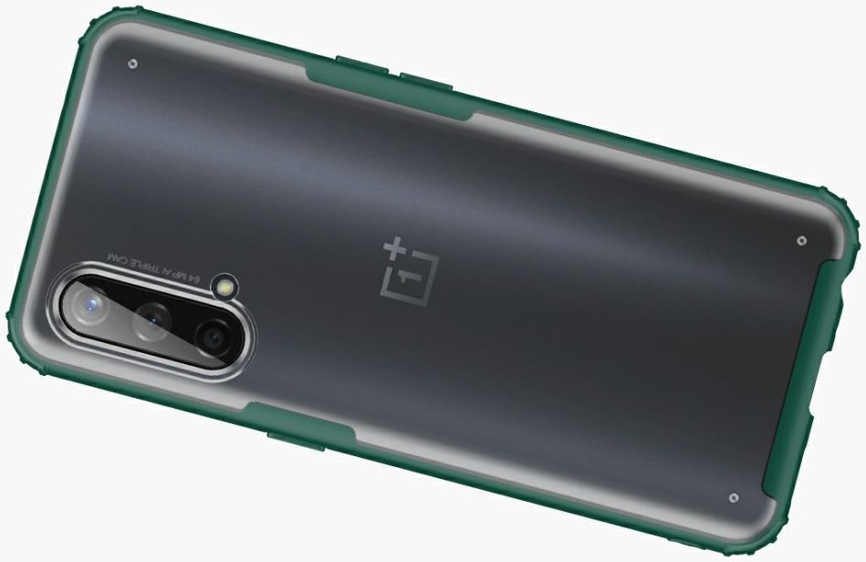 OnePlus CE 5G Hoesje Hybride Back Cover Matte Transparant Groen afbeelding 7
