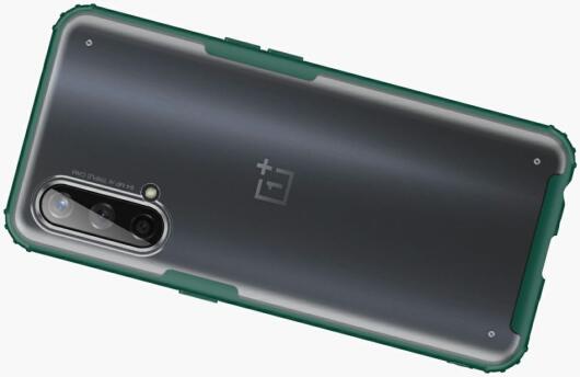 OnePlus CE 5G Hoesje Hybride Back Cover Matte Transparant Groen afbeelding 7