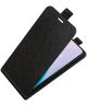 OnePlus Nord 2 5G Hoesje Verticale Flip Wallet Case Kunstleer Zwart