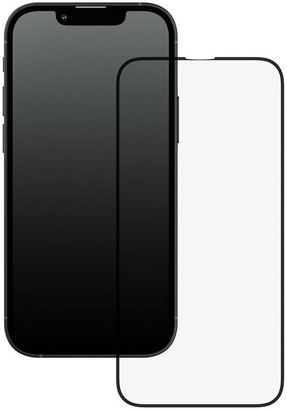 RhinoShield 9H Tempered Glass iPhone 13 Mini Screen Protector Zwart afbeelding 1
