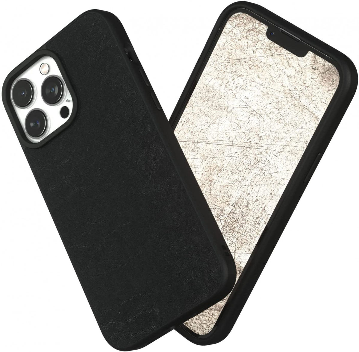 RhinoShield SolidSuit Apple iPhone 13 Pro Max Hoesje Leer Zwart afbeelding 1