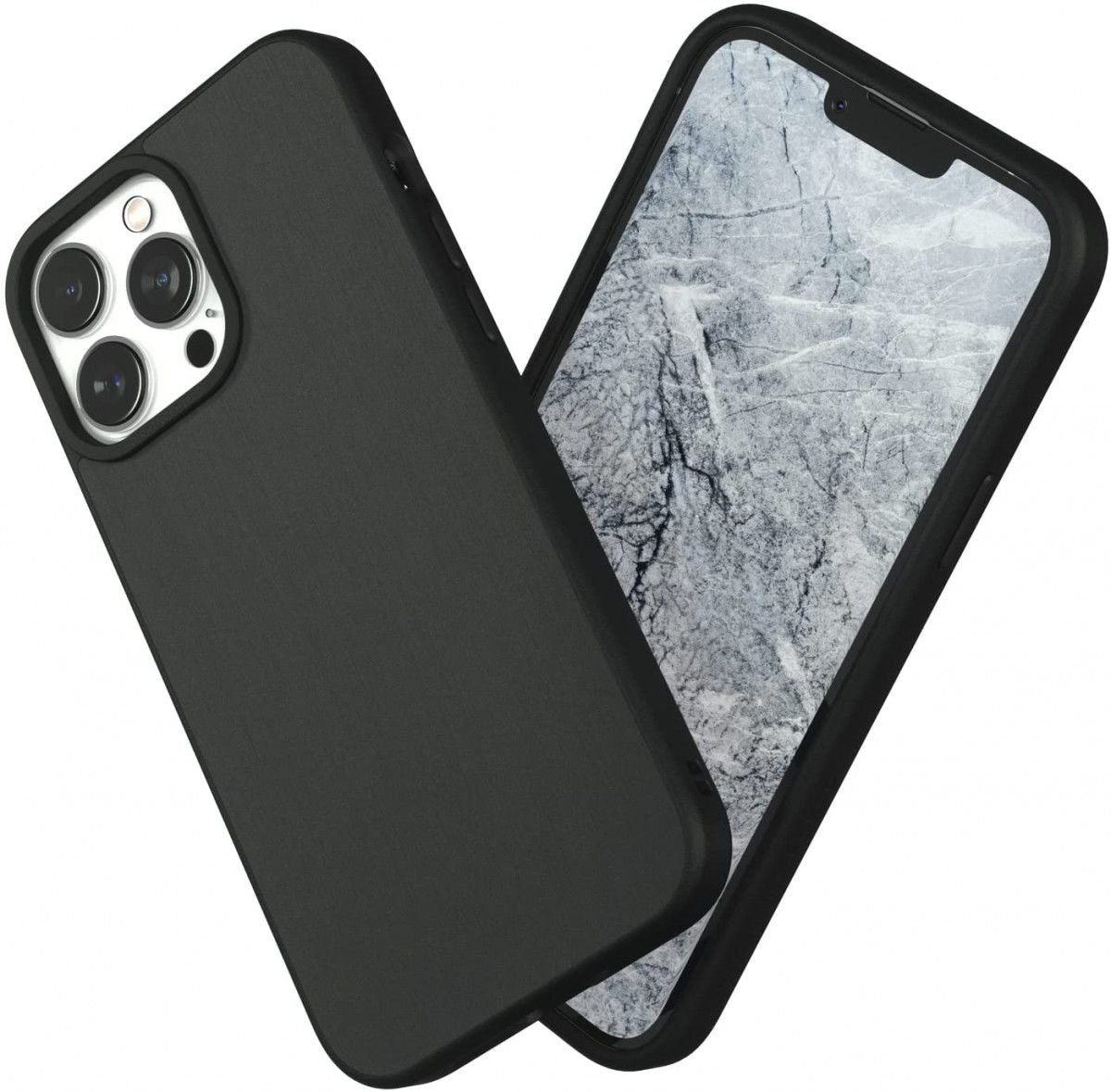 RhinoShield SolidSuit Apple iPhone 13 Pro Max Hoesje Brushed Steel afbeelding 1